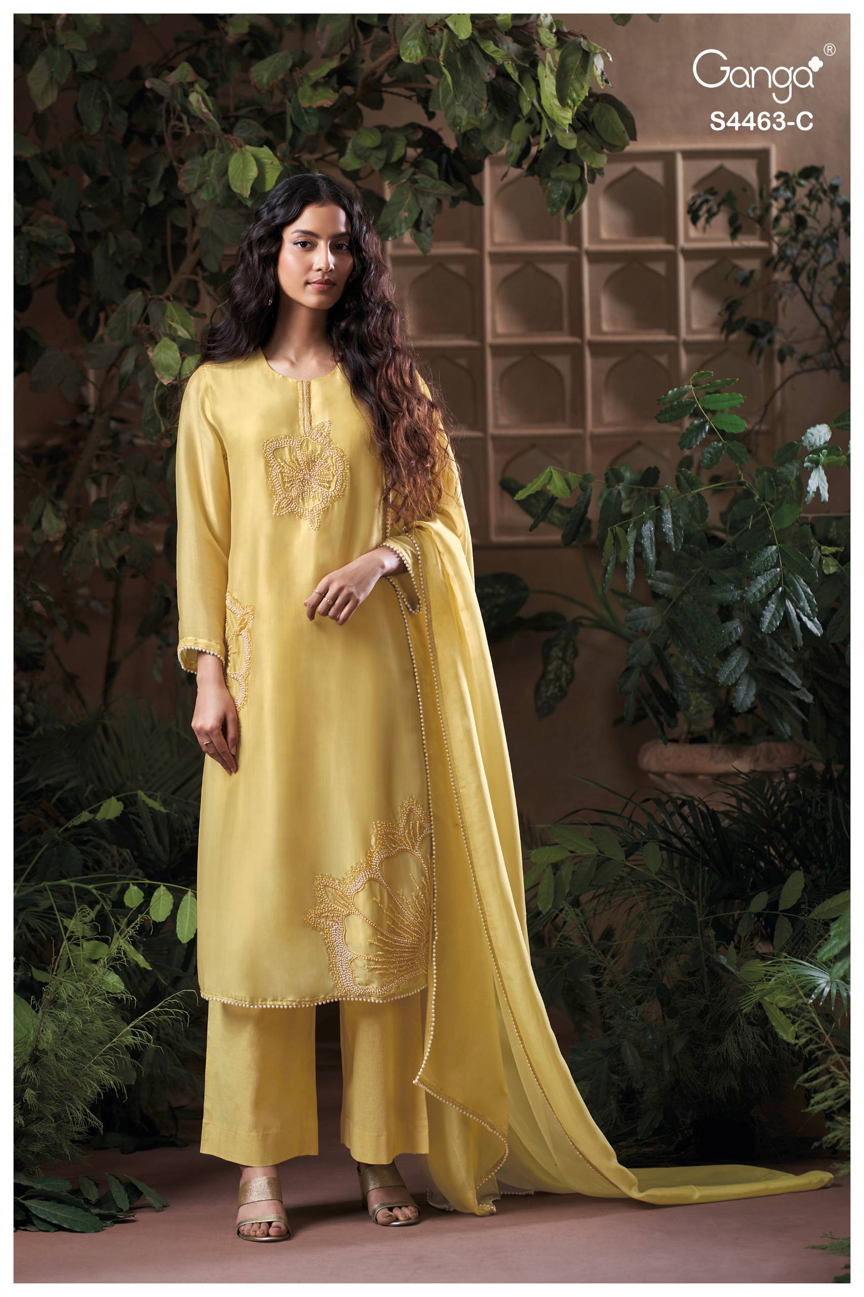 AIVORIA By GANGA FASHION Stylish Beautiful Colourful PURE SILK Dresses At Wholesale Price